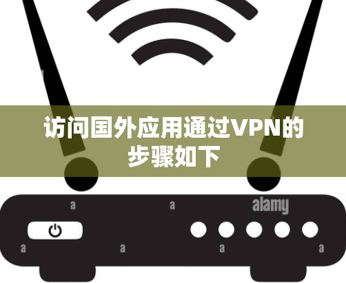 访问国外应用通过VPN的步骤如下