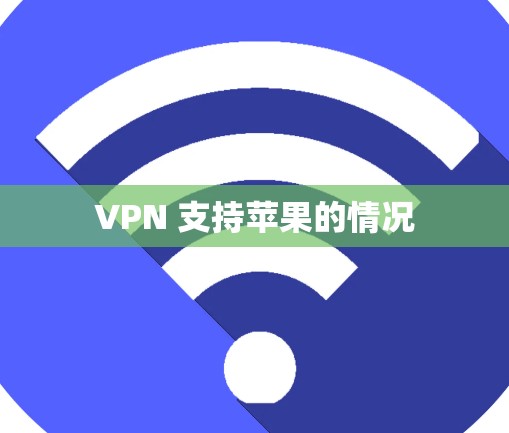 VPN 支持苹果的情况
