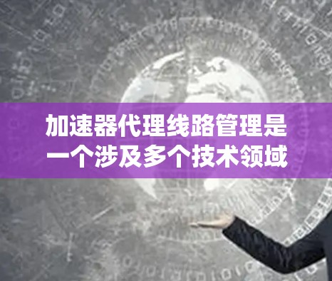 加速器代理线路管理是一个涉及多个技术领域的系统,旨在优化网络数据传输。以下是该系统的详细分析