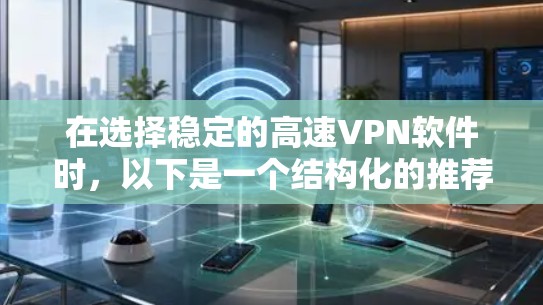在选择稳定的高速VPN软件时,以下是一个结构化的推荐和评估