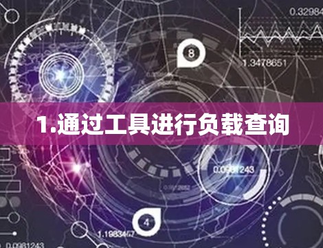 1.通过工具进行负载查询