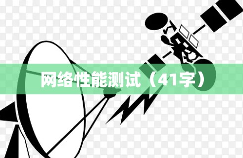 网络性能测试(41字) 网络性能测试(41字)