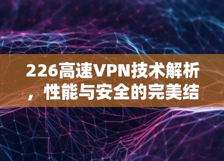 226高速VPN技术解析,性能与安全的完美结合