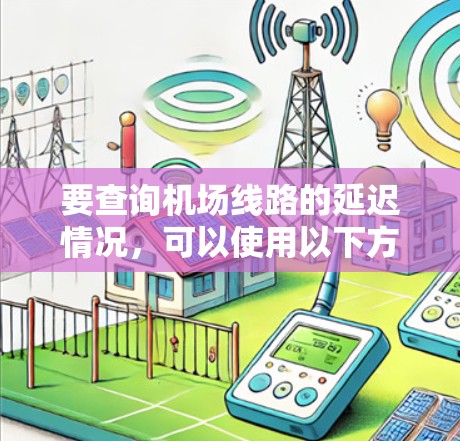 要查询机场线路的延迟情况,可以使用以下方法