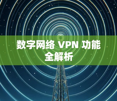 数字网络 VPN 功能全解析