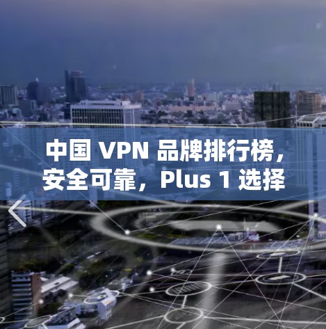 中国 VPN 品牌排行榜,安全可靠,Plus 1 选择
