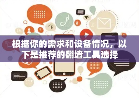 根据你的需求和设备情况,以下是推荐的翻墙工具选择